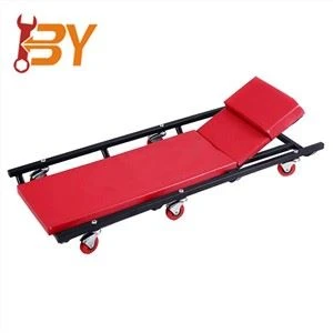 Nastavljiv 36'' Red Mechanics Creeper Seat Dolly